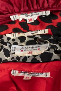 Four Yves Saint Laurent Rive Gauche Tops, 1980-90s