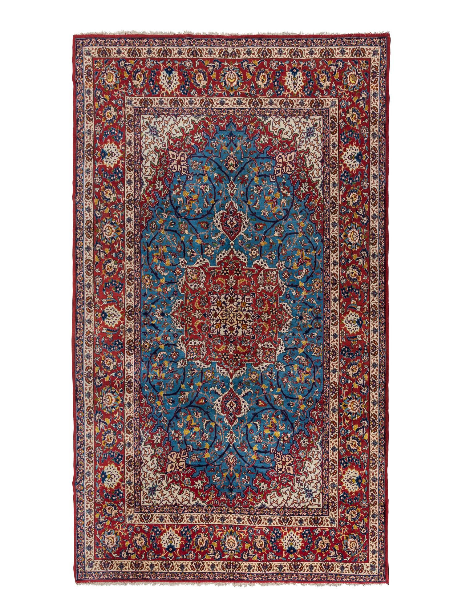 An Isfahan Wool Rug