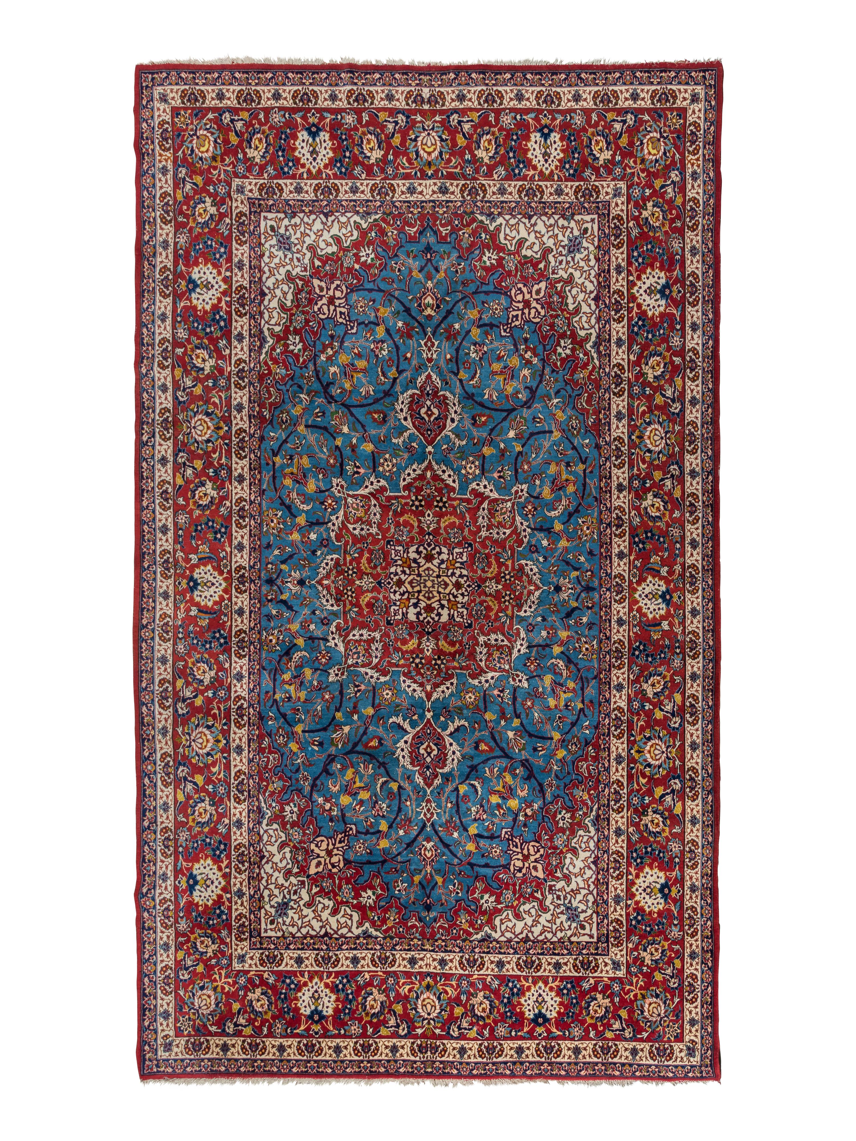 An Isfahan Wool Rug