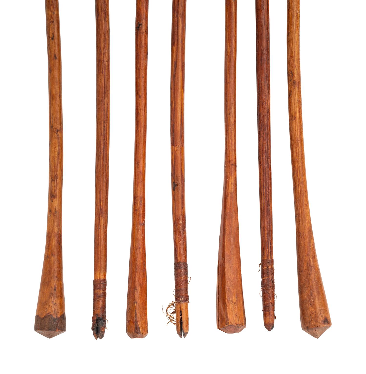 Sioux Beaded Hide Bowcase and Quiver, with Bow and Arrows