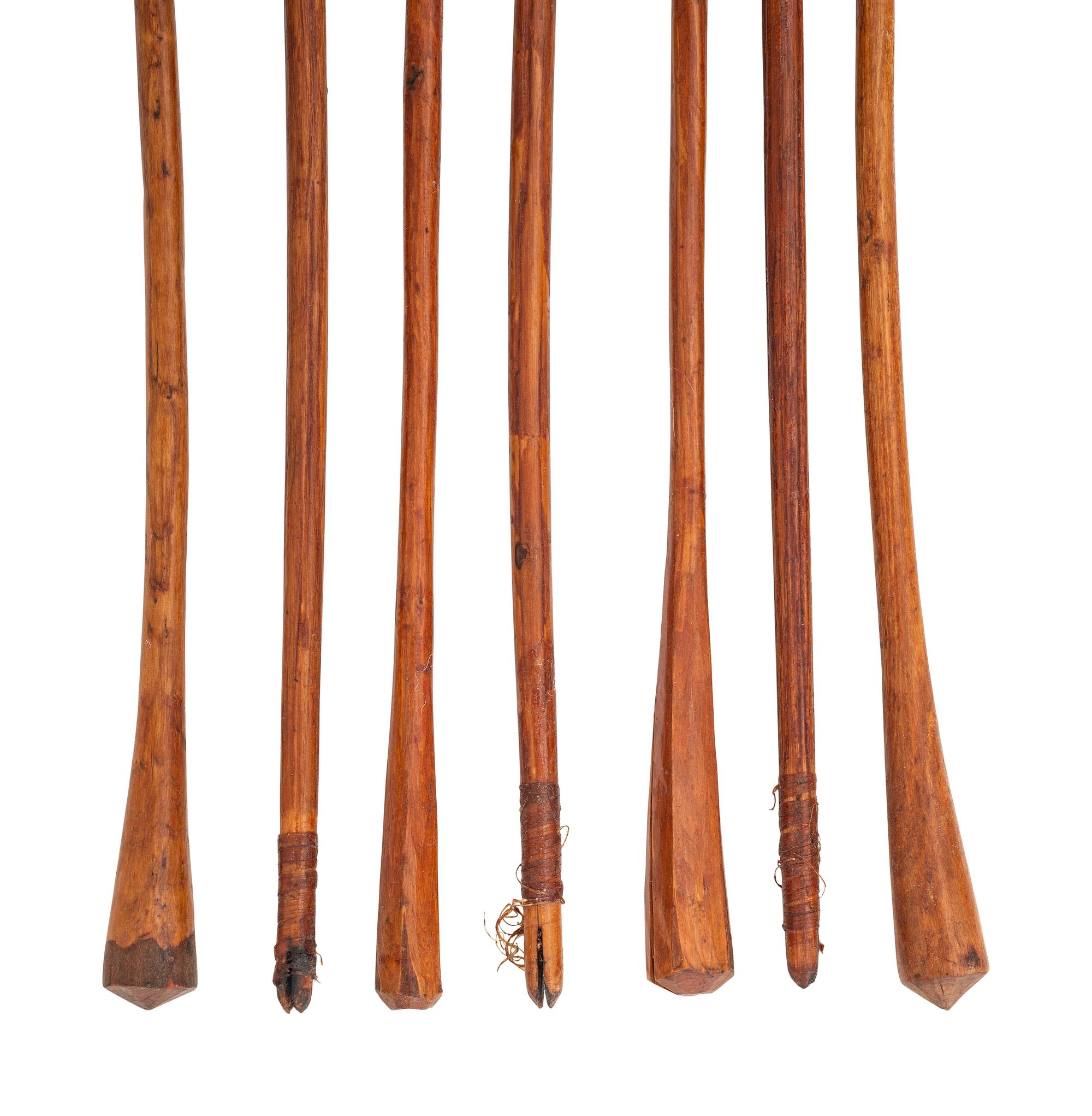 Sioux Beaded Hide Bowcase and Quiver, with Bow and Arrows