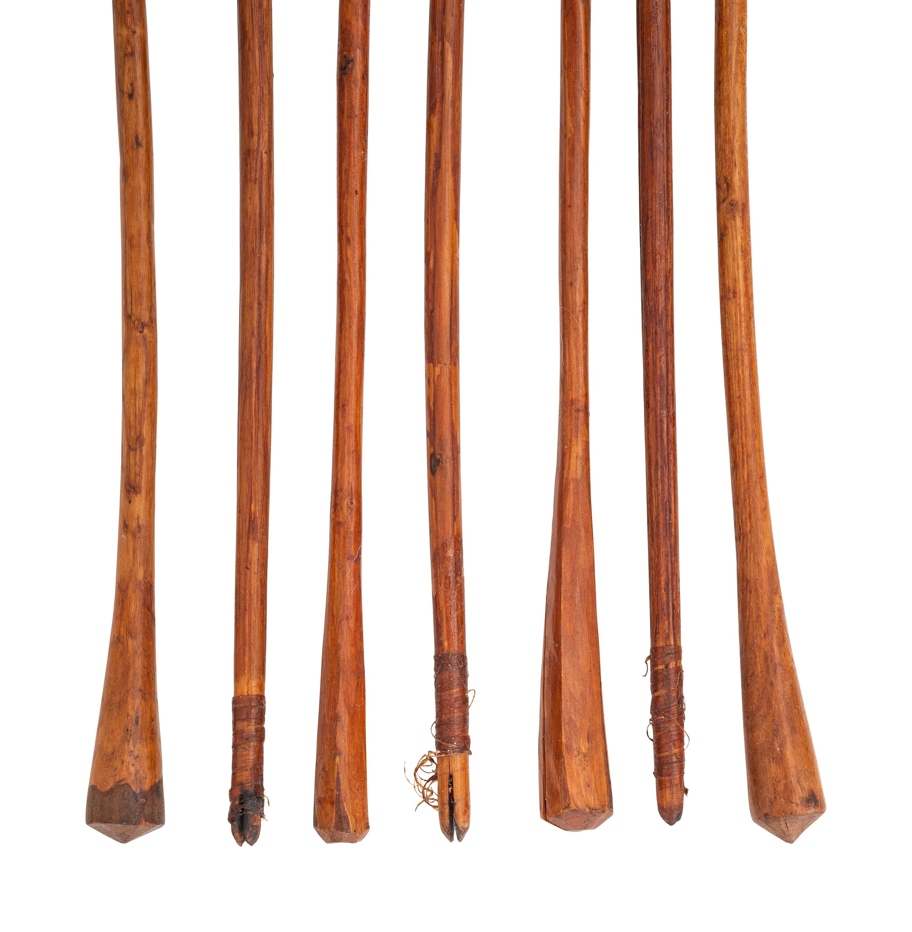 Sioux Beaded Hide Bowcase and Quiver, with Bow and Arrows