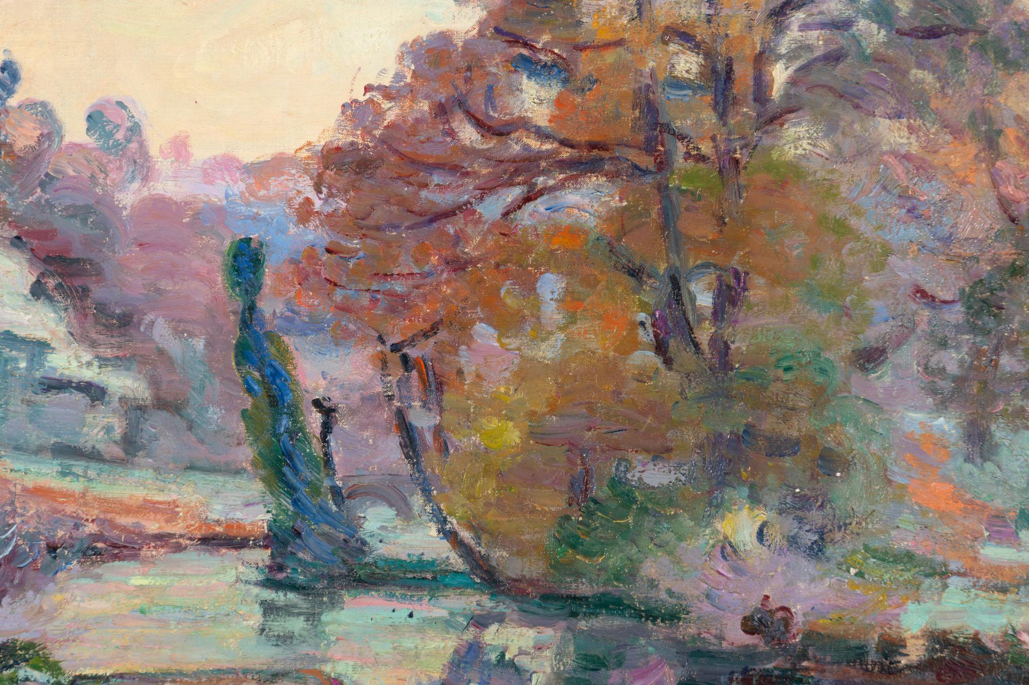 Gelée blanche à Crozant, écluse de Bouchardon , c. 1895