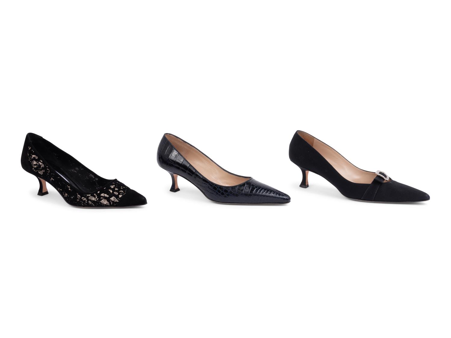 Nine Pairs of Manolo Blahnik Shoes