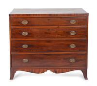 A George III Style Mahogany Chest of Drawers — 19TH/20TH CENTURY