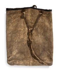 Plateau Beaded Hide Bag, with Deer and Eagle