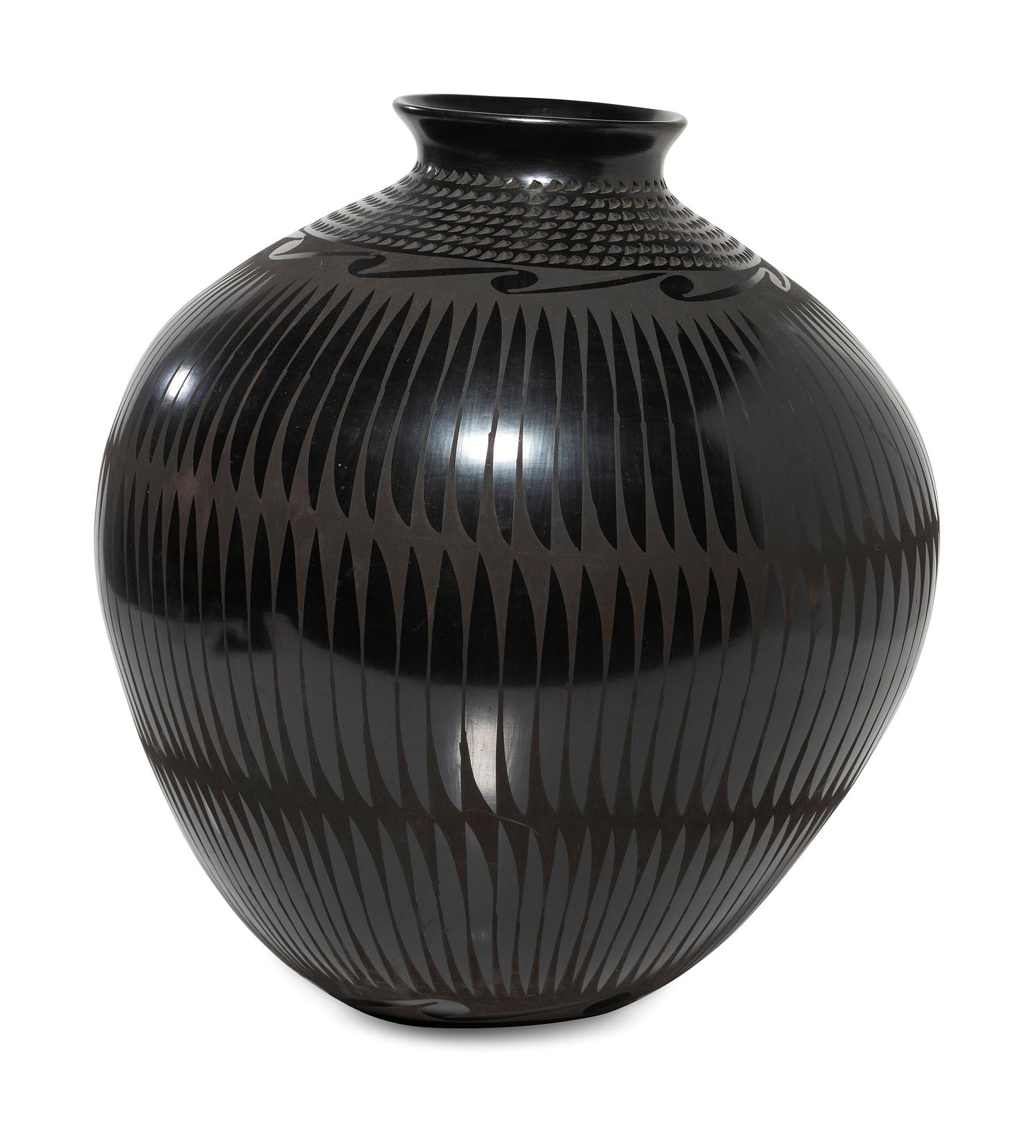Blackware Pottery Jar