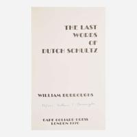 [Counter-Culture] Burroughs, William S. Group of 15 Titles, Including 8 Signed