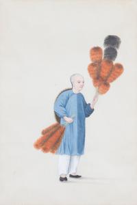Chinese School, (19th Century), A Set of Six Works Depicting Craftsmen
