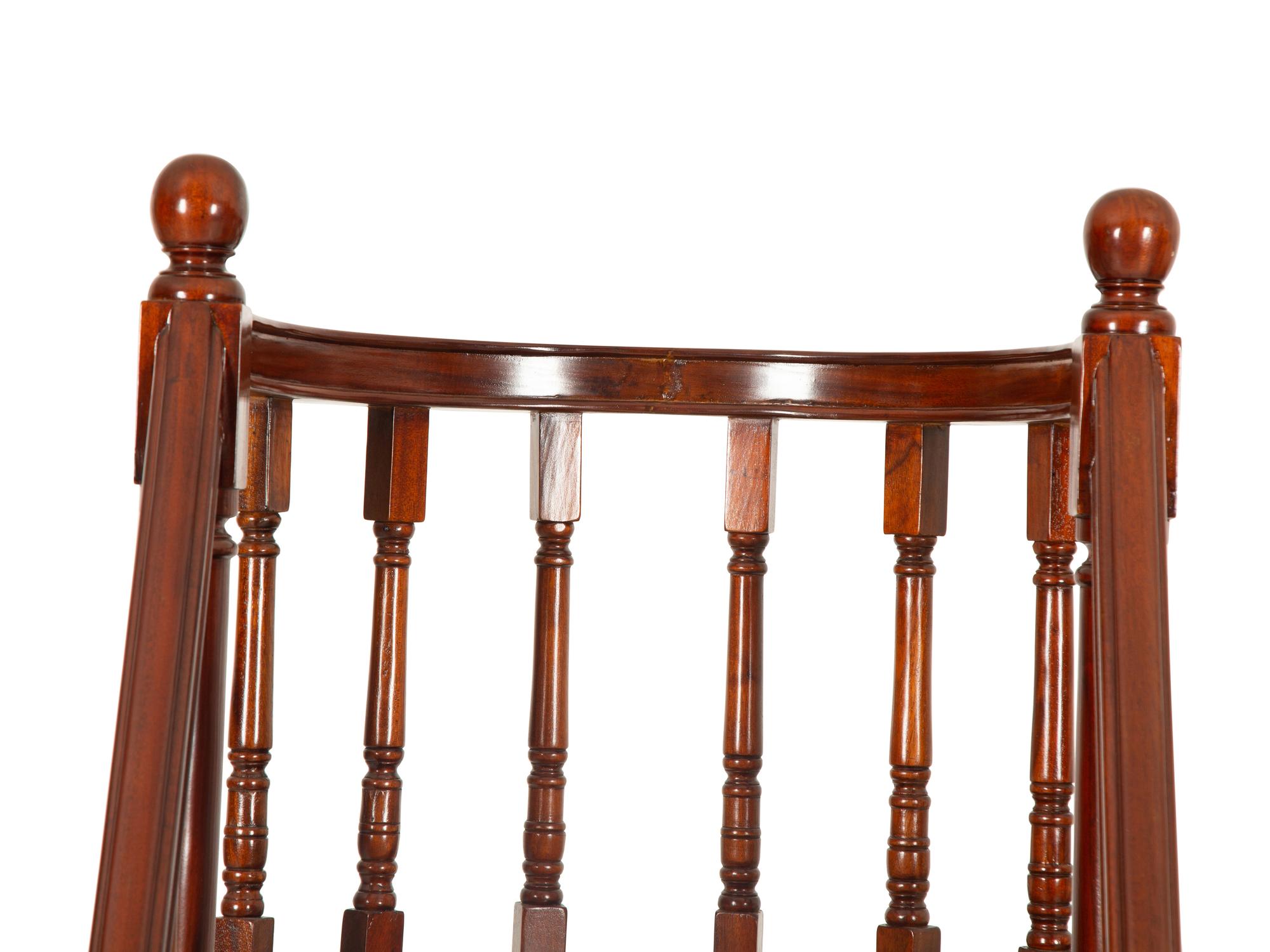 An English Mahogany Library Ladder