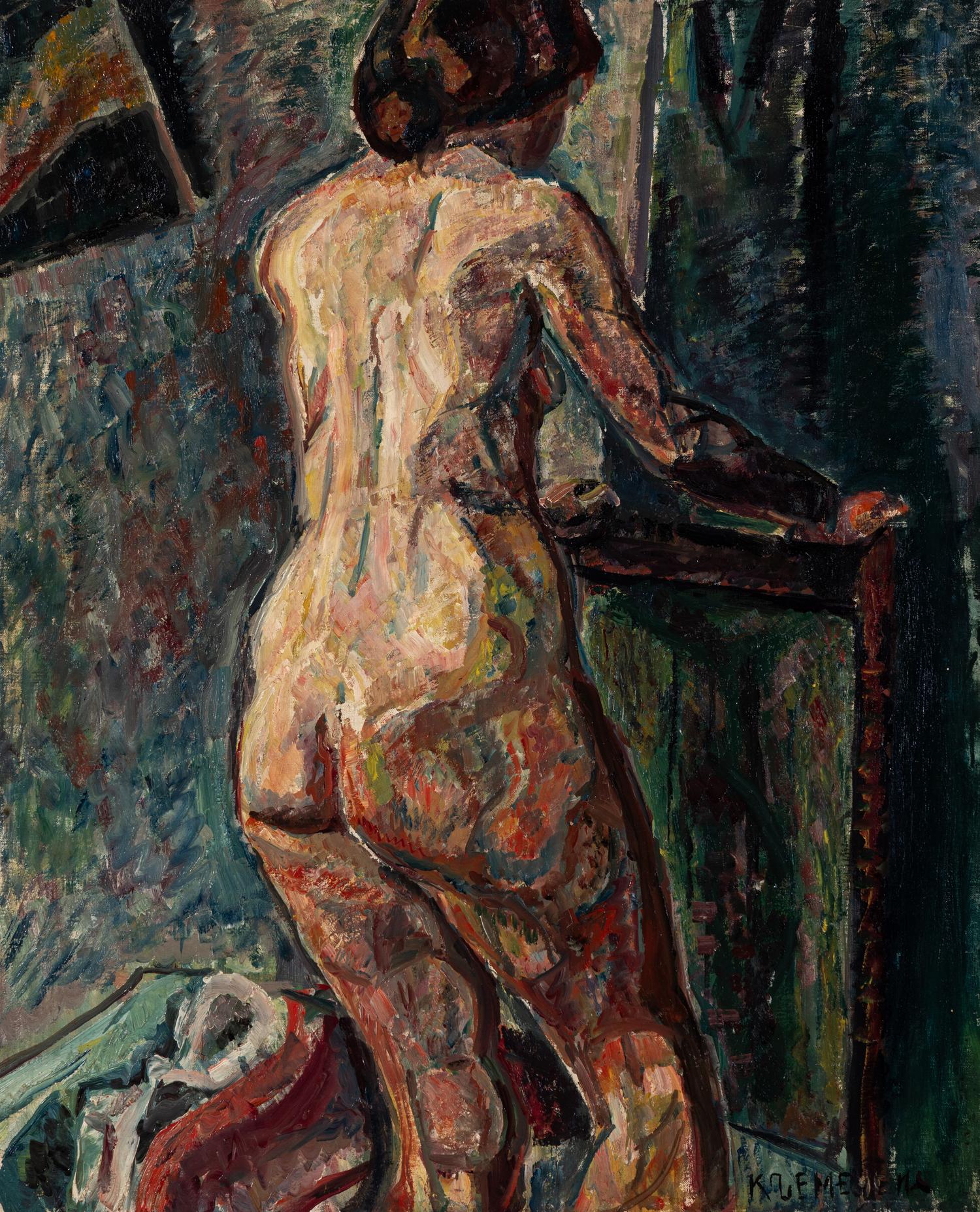Pinchus Krémègne (Belarusian/French, 1890–1981) — Nu de dos