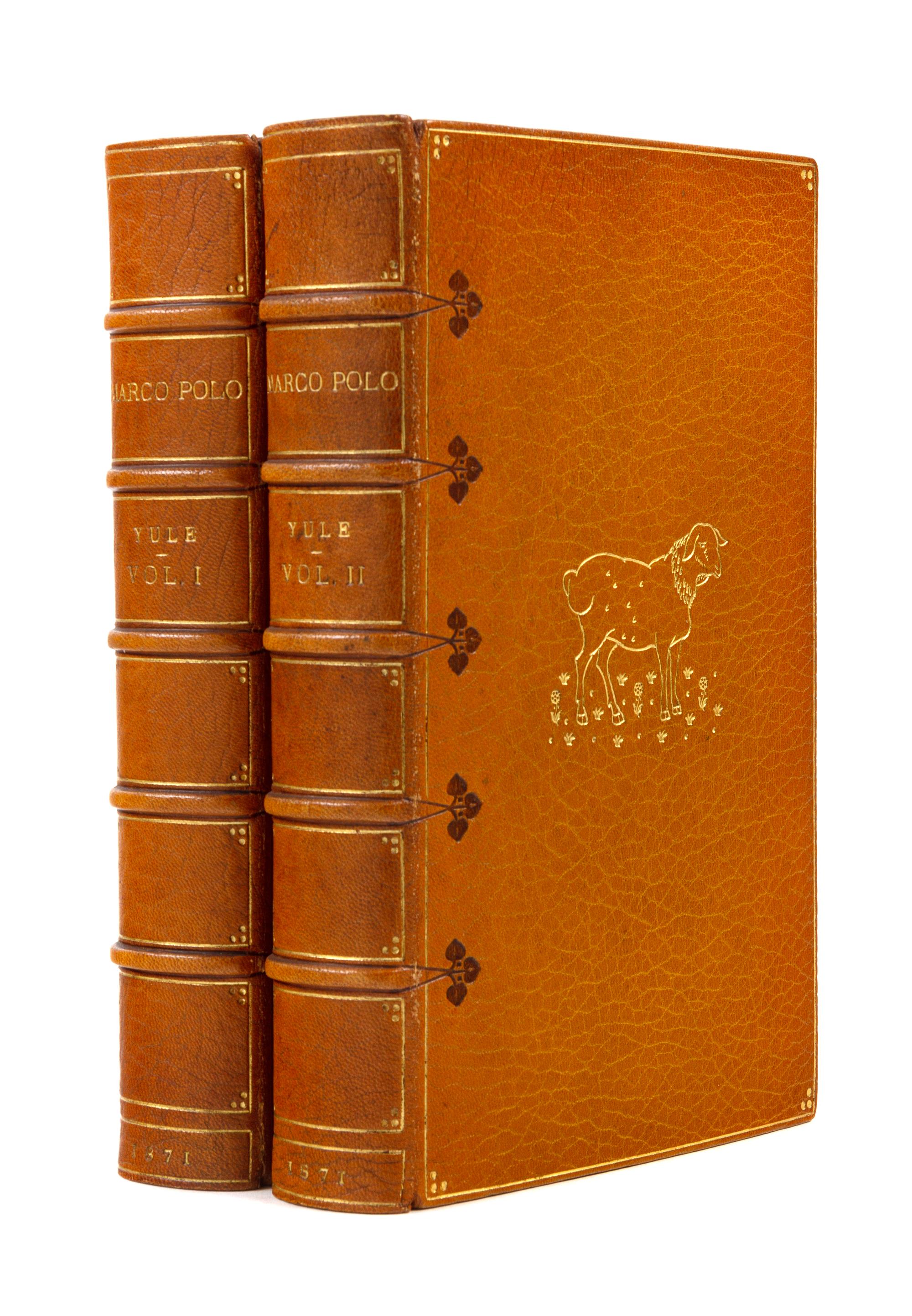 [POLO, Marco (1254?-1354?)]. YULE, Henry (1820-1889), translator. The Book of Ser Marco Polo, the Venetian. Concerning the Kingdoms and
