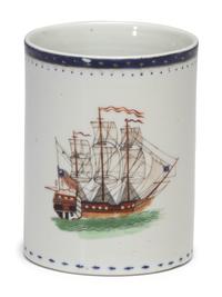 A Chinese Export Porcelain Mug for the American Market