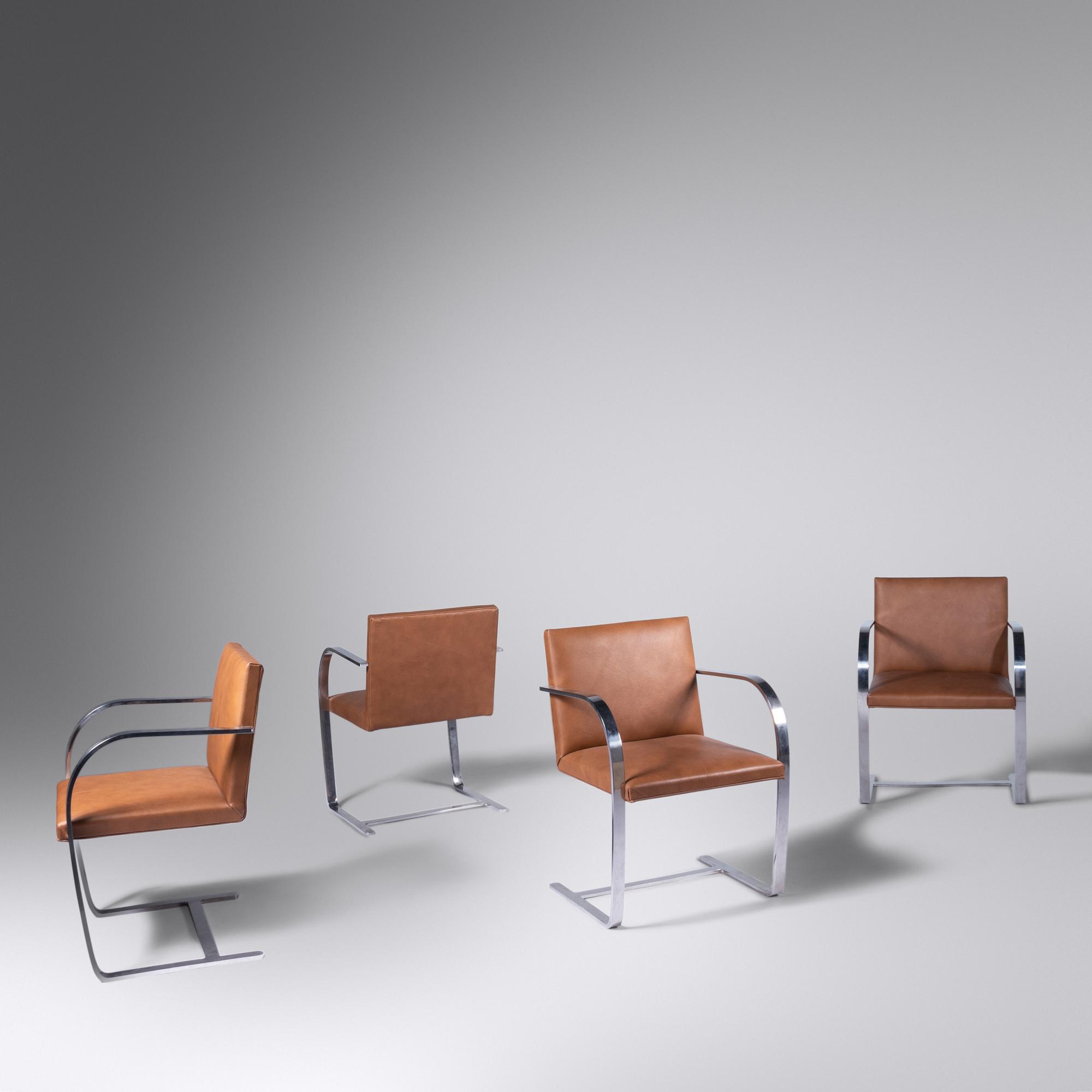 Set of Four Brno Chairs, Knoll International, USA