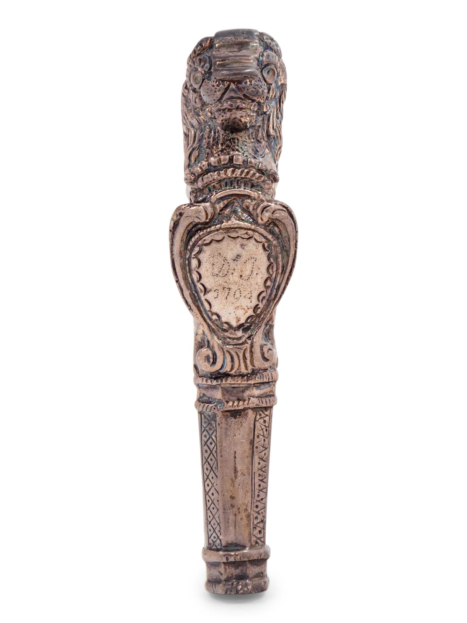 A George III Silvered Bronze Seal