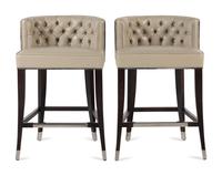 A Pair of Brabbu Bourbon Counter Stools