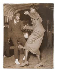 [EARLY PHOTOGRAPHY] -- [MUSIC]. HESS, Otto F. (1906-1968), photographer. Photograph of Harlem dancers, originally taken ca 1940. New York City.