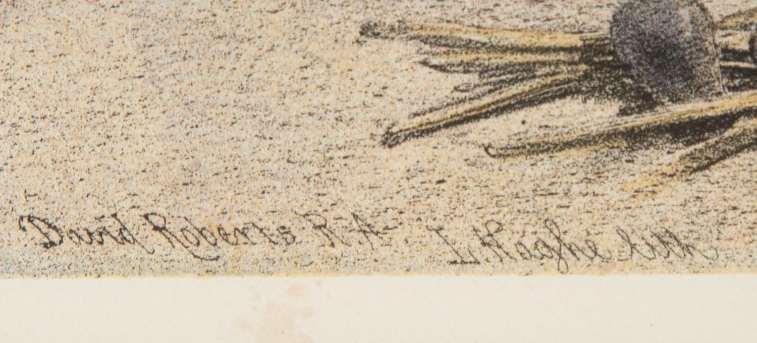 Approach of the Simoon-Desert of Gizeh [Giza] after David Roberts (British, 1796-1864)