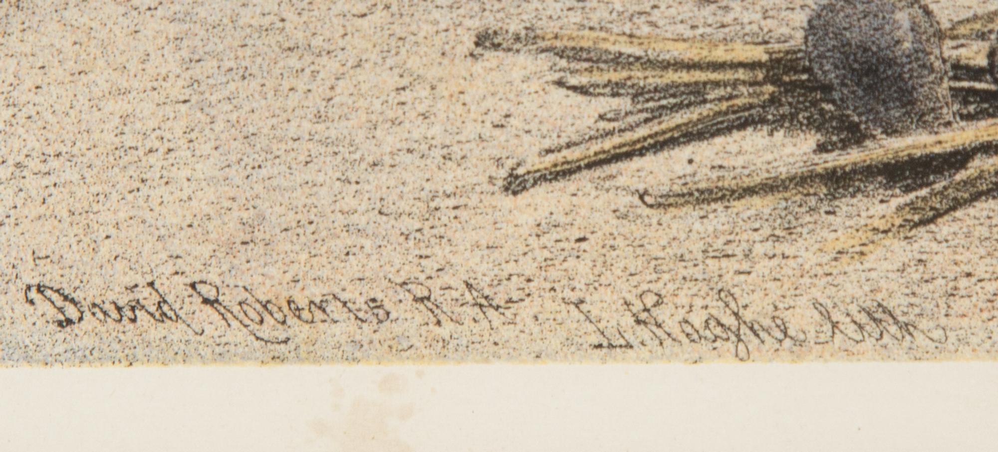 Approach of the Simoon-Desert of Gizeh [Giza] after David Roberts (British, 1796-1864)