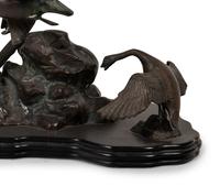 A Bronze Group of Flying Geese
