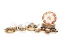 A Set of Twelve Royal Crown Derby Porcelain Plates