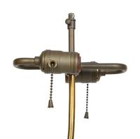 A Gilt Metal Mounted Parian Ware Table Lamp