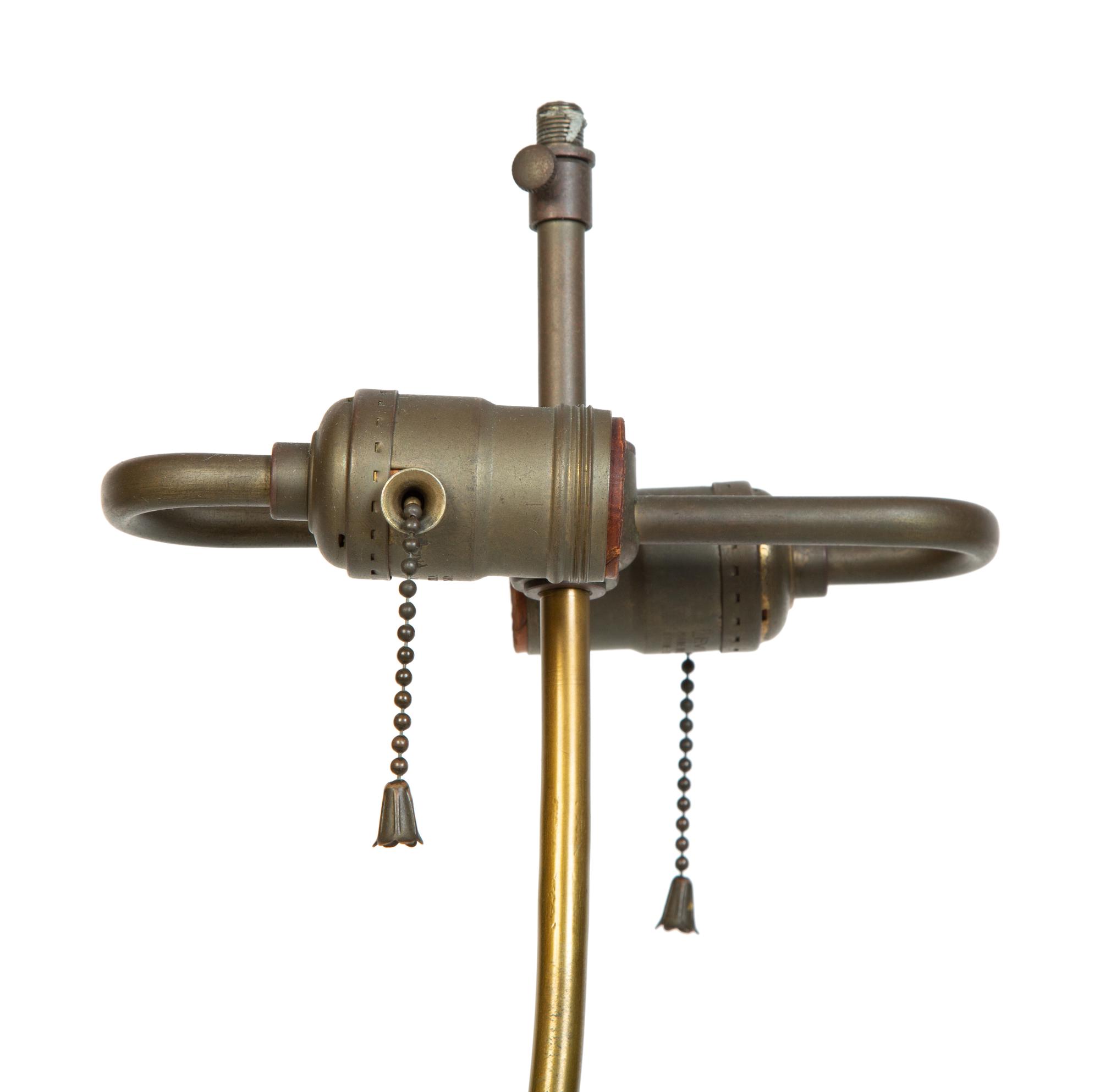 A Gilt Metal Mounted Parian Ware Table Lamp