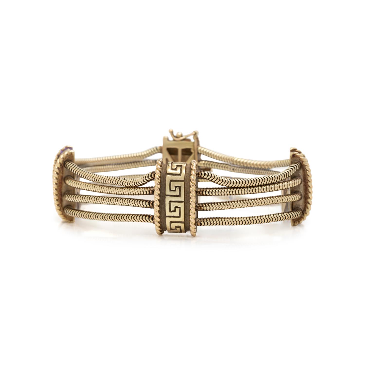 MAZ, YELLOW GOLD BRACELET