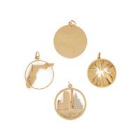 COLLECTION OF YELLOW GOLD CHARMS