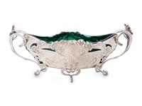 An Austro-Hungarian Art Nouveau Silver Center Bowl