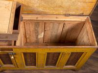 A Country Chrome and Grain Paint Decorated Dry Sink