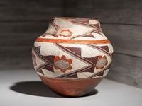 Laguna Polychrome Pottery Jar