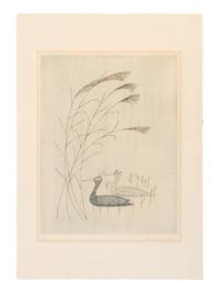 Five Japanese Woodblock Prints