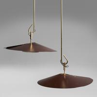 'Treble' double pendant light, No. 453