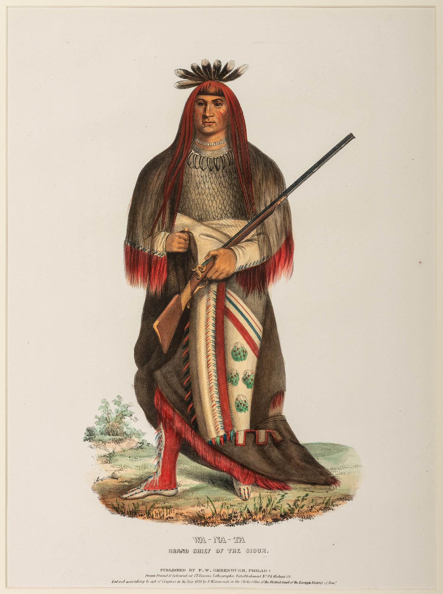 McKenney and Hall Hand-Colored Lithographs