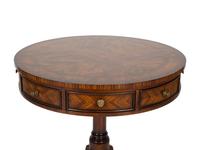 A Regency Style Mahogany Drum Table