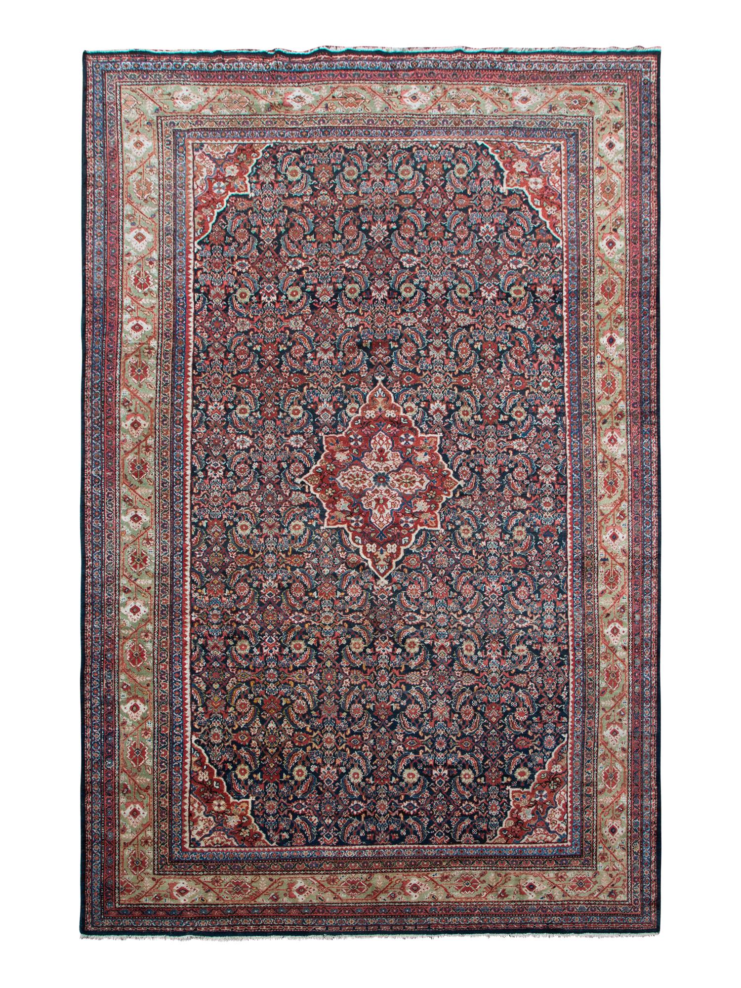 A Mahal Wool Rug — 20TH CENTURY