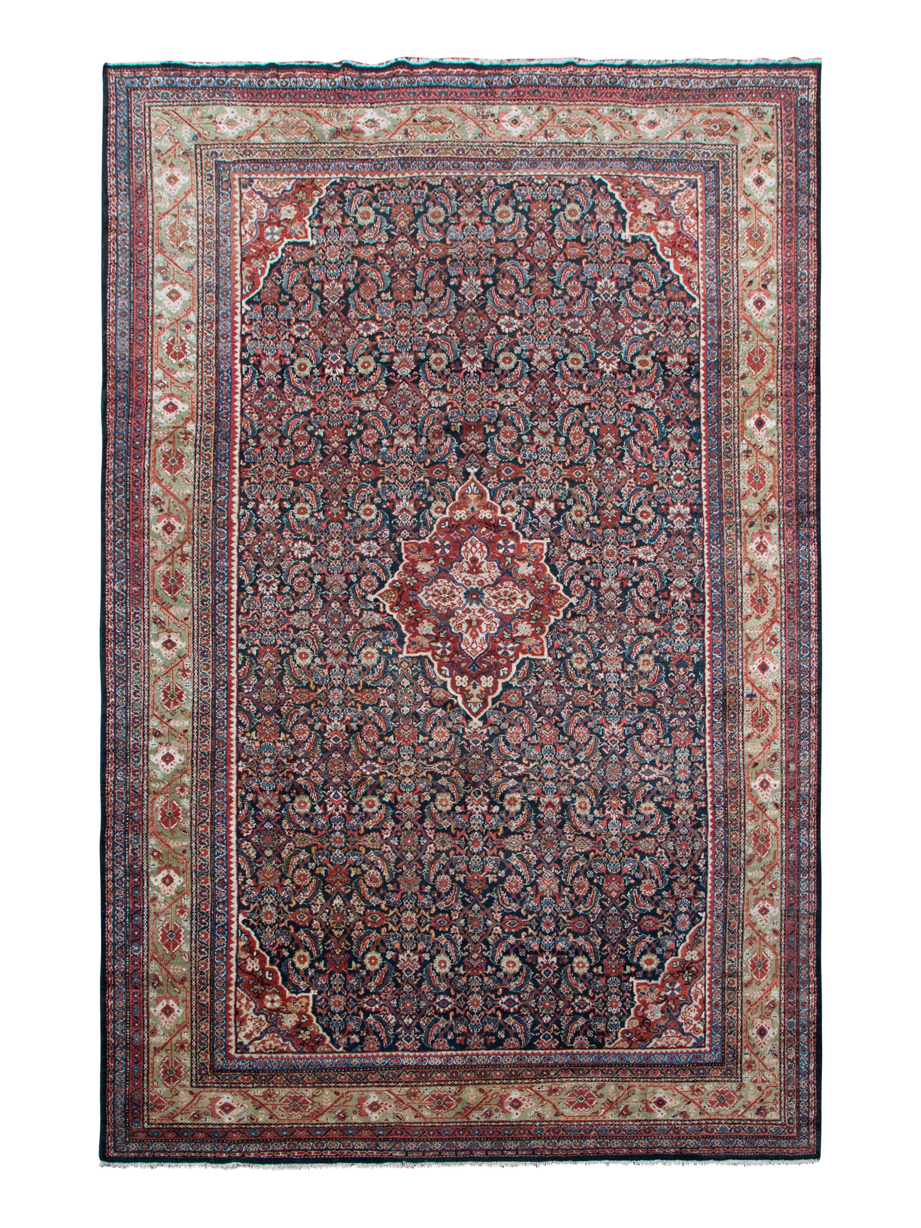 A Mahal Wool Rug — 20TH CENTURY