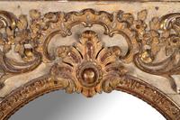 An Italian Painted and Parcel Gilt Pier Mirror