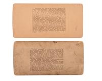 [EARLY PHOTOGRAPHY] - [POLITICS]. An extensive collection of stereoviews of Lincoln, McKinley, and Washington, DC.