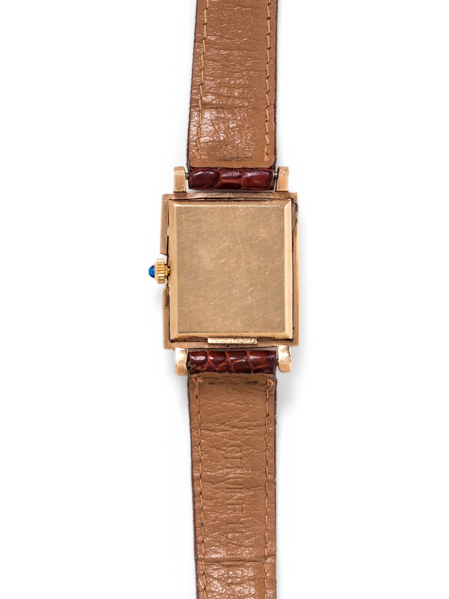 OMEGA, 14K YELLOW GOLD WRISTWATCH