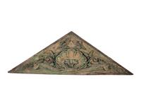 A Carved Wood Architectural Pediment
