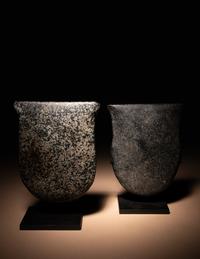Two Valdivian Stone Votive Axes