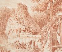 Study of Cottage and Tree