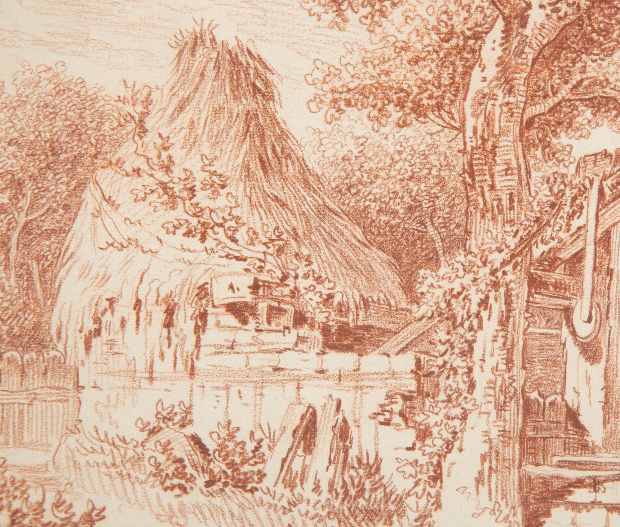 Study of Cottage and Tree