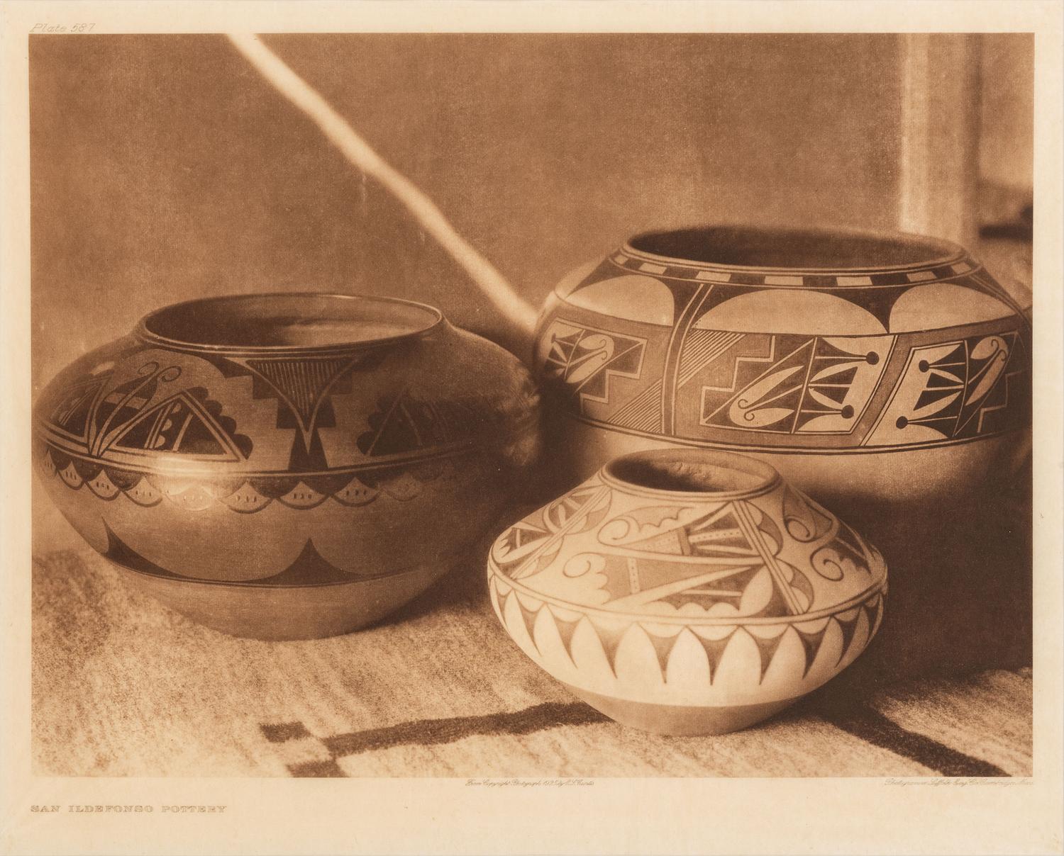 CURTIS, Edward (1868-1952). A group of 15 photogravures from the North American Indian.