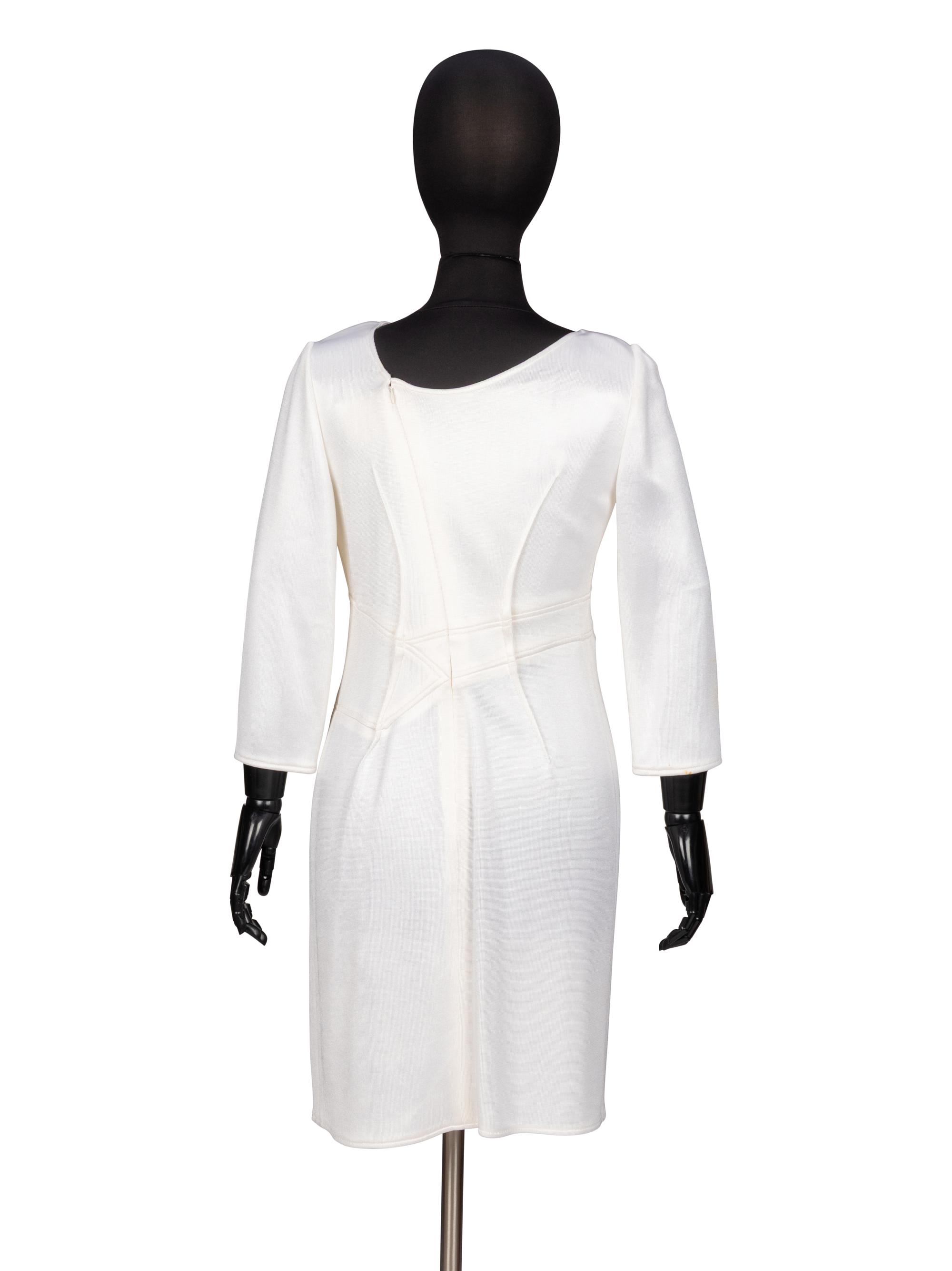Ralph Rucci, Long Sleeve Knit Dress