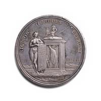 [EXONUMIA] A Silver Medallion by Jan Smeltzing (1656-1693) Satirizing the Birth of Prince James Francis Edward Stewart