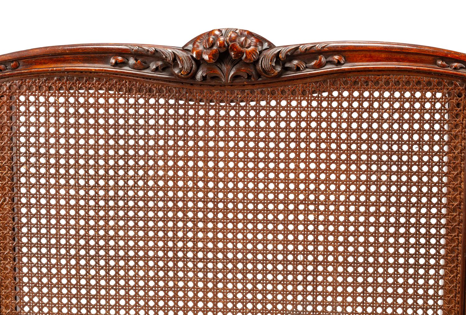 A French Provincial Caned Settee