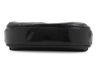 A Judith Leiber Black Skin Clutch